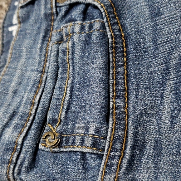 Denizen From Levi's Totally Shaping Boot Cut Denim Jeans Women's Size 10 - Picture 5 of 14